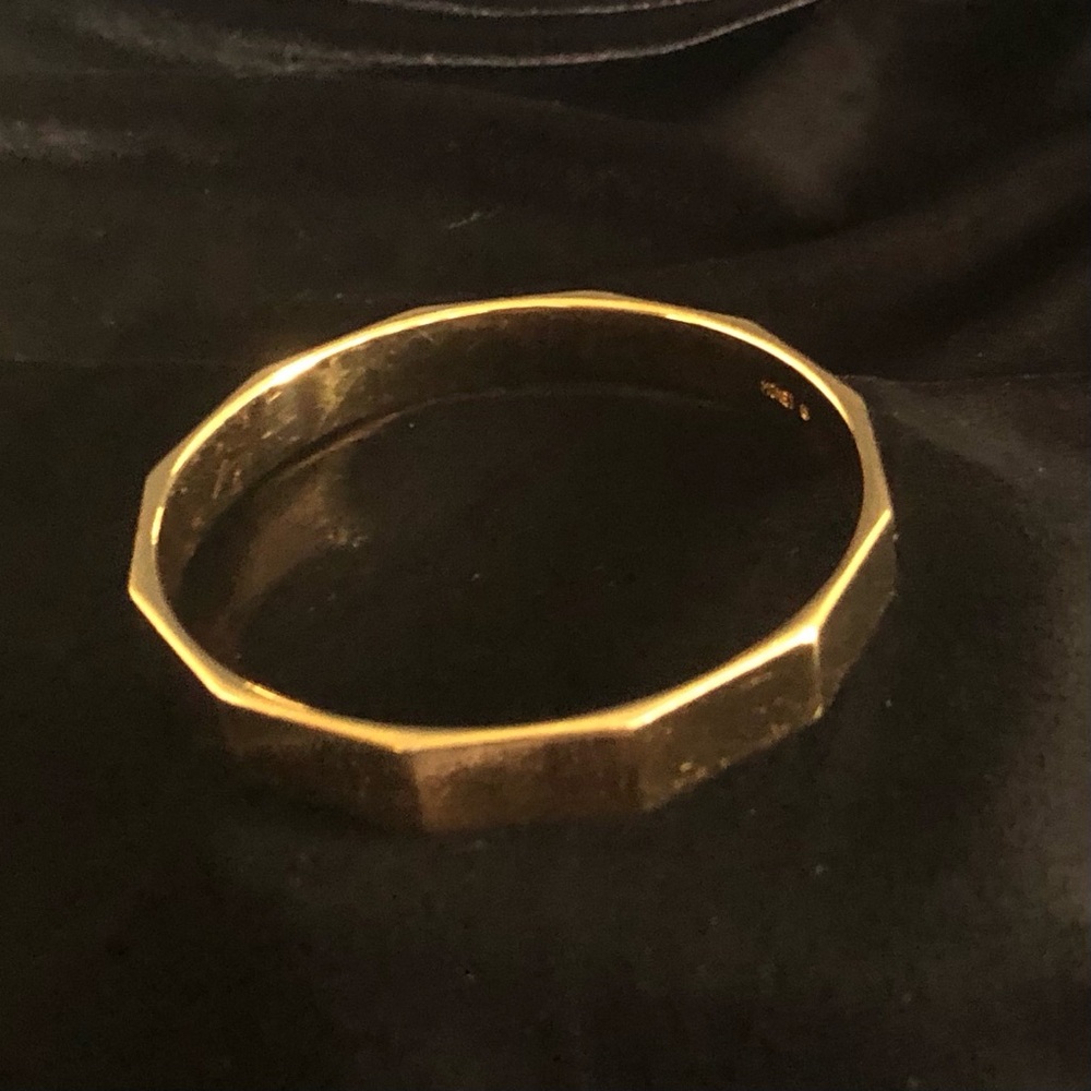 Vintage Monet Gold Bangle Bracelet